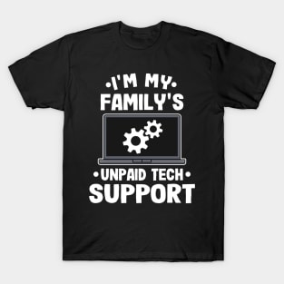 Funny Programmer Tech Support 1st Level Support T-Shirt
